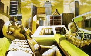 Blue speaker icon symbolizing sound or volume.